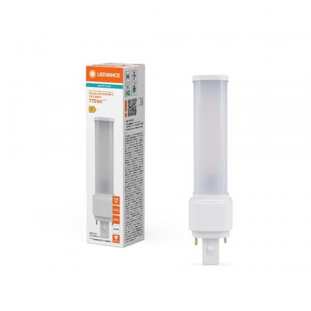 Ledvance DULUX D18 LED Kompaktlampe 2Pin G24d-2 4000K neutralweißes Licht EM & AC für KVG/VVG 7W wie 18W